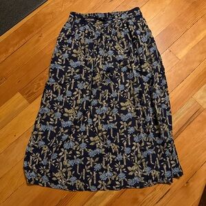 FREE Vintage Floral Print Skirt